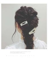 Retro French Hairpin Romantic Pearl Duckbill Clip Pearl Girl Side Clip Headdress Wholesale Nihaojewelry main image 4