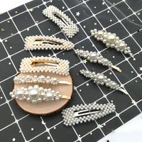 Retro French Hairpin Romantic Pearl Duckbill Clip Pearl Girl Side Clip Headdress Wholesale Nihaojewelry main image 5