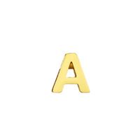 1 Piece Stainless Steel 14K Gold Plated Letter Polished Pendant main image 2