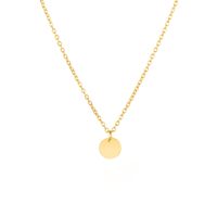 Hot Fashion Creative Jewelry Titanium Steel Lettering Alphabet Pendant Rose Gold Necklace Wholesale Nihaojewelry main image 6