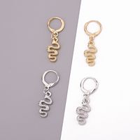 Punk Cute Curly Little Snake Pendant Ear Ring Trend Mini Animal Earrings Wholesale Nihaojewelry main image 6