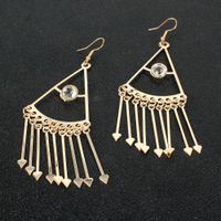 Alloy Tassel Earrings Wild Gold-plated Geometric Earrings Wholesale Nihaojewelry main image 3