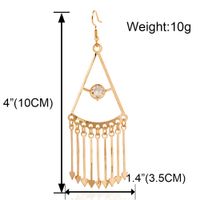 Alloy Tassel Earrings Wild Gold-plated Geometric Earrings Wholesale Nihaojewelry main image 6