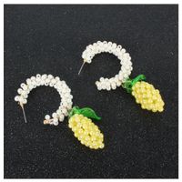 Style Simple Earrings Retro Alloy Diamond Fruit Earrings Wholesale Nihaojewelry main image 4