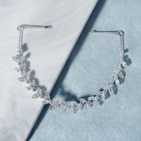 Korean High-quality Zircon Headband Handmade Crystal Hair Band Wedding Head Jewelry Wholesale Nihaojewelry main image 4