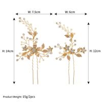 Design High-quality Wedding Accessories Ancient Style Disc Hairpin Hand-made Pearl Pin Wholesale Nihaojewelry sku image 4