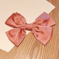 Korea Large Bow Hairpin Spring Clip Hair Accessories Clip Hairpin Headdress Girl Hair Rope Wholesale sku image 2