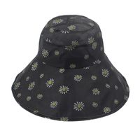 Fisherman Hat New Small Daisy Big Brim Hat Summer Thin Sunscreen Sun Hat Wholesale Nihaojewelry main image 6