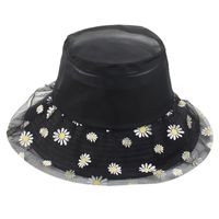 Hat Summer New Small Daisy Mesh Sun Hat Flowers Travel Leisure Fisherman Hat Wholesale Nihaojewelry main image 6