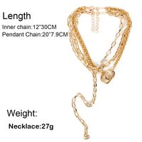 Fashion Jewelry Simple Style Fashion Sweet Trend Multi-layer Necklace Wholesale Nihaojewelry main image 6