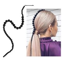 Accessoires Pour Cheveux Imitation Perle Fait Main Perlé Tendance De La Mode Coiffe Chaîne De Cheveux main image 1