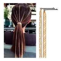 New Metal Tassel Hair Accessories Hair Chain Hair Lead Chain Headwear main image 1