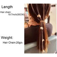 Hot Hair Accessories New Metal Tassel Hair Accessories Hair Chain Hair Lead Chain Headdress main image 6