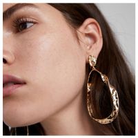 Lady Fashion Ethnic Style Geometric Plating Metal No Inlaid Earrings main image 2