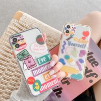 Phonecase For Iphone 11pro Xs Two-color Anti-fall Painted Mobile Phone Case Wholesale Nihaojewelry main image 1