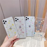 Petit Étui De Téléphone Floral Pour Iphone 11 Étui De Téléphone Huawei P40 Pro Epoxy Nouvelle Vraie Fleur Manchon De Protection En Gros Nihaojewelry main image 5