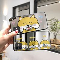 Le Cas De Téléphone Portable De Dessin Animé De Miroir Adapté À L'iphone 11 Apple Xr Verre Tpu Pc Housse De Protection En Gros Nihaojewelry main image 2