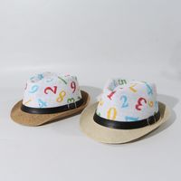Children's Sun Hat Summer Straw Kid Hat Jazz Straw Hat Tide Wholesale Nihaojewelry main image 5