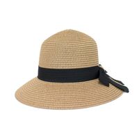 Straw Hat Sun Hat Bowknot Straw Hat Summer Sunscreen Hat Cool Hat Wholesale Nihaojewelry main image 4