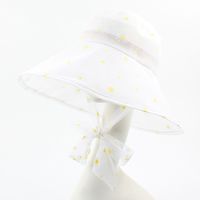 Fisherman Hat New Small Daisy Big Brim Hat Summer Thin Sunscreen Sun Hat Wholesale Nihaojewelry sku image 1