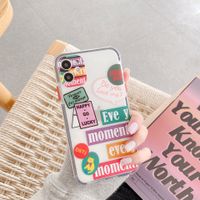 Kleine Frische Und Anwendbare Iphone 11pro/xs Zweifarbige Bemalte Handy Hülle Apple Xr Schutzhülle Grenz Überschreitende Neue Produkte sku image 2
