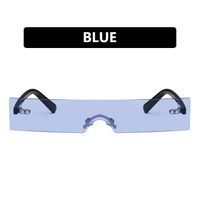 Integrated Small-frame Sunglasses New Ladies Square Conjoined Marine Sunglasses sku image 3