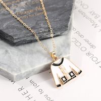 Personalized Oil Drop Earrings Jewelry Set Korean Classic Niche Popular Clavicle Chain Ladies Wind Necklace Wholesale Nihaojewelry main image 4