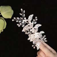 Japan And South Korea Accessories Wedding Jewelry Beautiful Jelly Crystal Pearl Hairpin Photography Modeling Headdress Hair Accessories Wholesale Nihaojewelry main image 3
