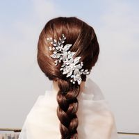 Japan And South Korea Accessories Wedding Jewelry Beautiful Jelly Crystal Pearl Hairpin Photography Modeling Headdress Hair Accessories Wholesale Nihaojewelry main image 4