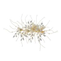 Acrylic Flowers Handmade Hairpin Pearl Crystal High-end Hair Accessories Bride Toast Dress Plate Hair Accessories Wholesale Nihaojewelry main image 6