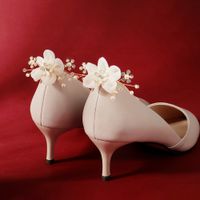 Wild Shoes Accessories Removable Diy Shoe Cloth Fabric Flower Handmade Accessories Wedding Dress Shoes Accessories Wholesale Nihaojewelry main image 3