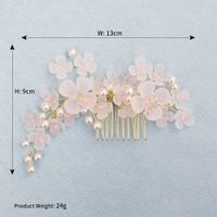 Original Design Handmade Headdress Korean Bride Jewelry Beautiful Hand Inserted Comb Photography And Makeup Hair Accessories  Wholesale Nihaojewelry main image 6