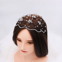 Wholesale Fashion Simple New Design Light Luxury Wedding Jewelry Woven Crystal Branch Hair Band Bridal Hair Crown  Wholesale Nihaojewelry main image 1