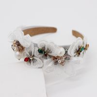 New Fashion Temperament Multi-layer Butterfly Geometry Diamond-set Wild Hair Accessories Personality Multi-color Prom Ladies Headband Wholesale Nihaojewelry main image 6