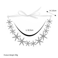 Koreanische Tägliche Kopf Bedeckungen Einfache Sterne Streamer Voll Diamant Haar Gürtel Ins Leichte Luxus-promi-strass Stirnband Brautjungfer Haarschmuck sku image 1