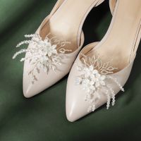 Diy Bridal Wedding Shoes Ornaments Flowers And Shoes Exquisite Handmade Crystal Beaded Buckle Wholesale Nihaojewelry sku image 1