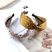 Korean Fashion Headband New Fabric Wave Point Hair Band Exquisite Toothed Anti-skid Hairpin High-end Fashion Hair Accessories Girl Wholesale Nihaojewelry main image 4