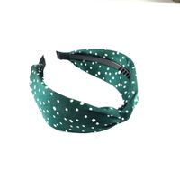 Korean Fashion Headband New Fabric Wave Point Hair Band Exquisite Toothed Anti-skid Hairpin High-end Fashion Hair Accessories Girl Wholesale Nihaojewelry main image 6