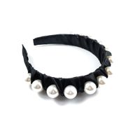 New Hot Sale Pearlheadband Hand-wound High-end Pressure Card Explosion Headband Hair Accessories Ladies Wholesale Nihaojewelry main image 6