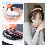 South Korea's Headband New High-end Crystal Hair Hoop Handmade Winding Hair Headband Fashion Hair Accessories Ladies Wholesale Nihaojewelry main image 1