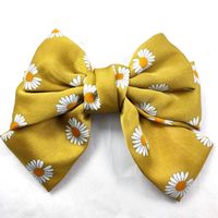 Korean Fashion Section Small Daisy Hair Clip High-end Fabric Simple Hairpin Super Fairy Bowknot Clip Hair Accessories Wholesale Nihaojewelry main image 6
