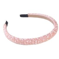 South Korea's Headband New High-end Crystal Hair Hoop Handmade Winding Hair Headband Fashion Hair Accessories Ladies Wholesale Nihaojewelry sku image 1