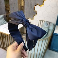 Korean Fashion Wide-brimmed High-end Rabbit Ear Hairband Simple And Exquisite Colored Diamond Hairpin Hairpin Fashion Bow Knot Wholesale Nihaojewelry sku image 6