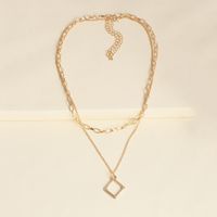 Jewelry Street Shooting Fashion Simple Geometric Shape Layer Suit Necklace Wholesale Nihaojewelry main image 3