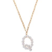 Simple Lettre Perle Long Collier Étoile Sauvage Blanc Rue Accessoires De Tir En Gros Nihaojewelry main image 3