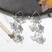 Fashion Multi-layer Butterfly Earrings Retro Forest Insect Long Star Wild Earrings Jewelry Wholesale Nihaojewelry main image 4