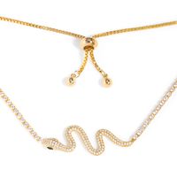 Nouveau Collier Ras Du Cou Mode Diamant Sauvage Serpentine Collier En Gros Nihaojewelry main image 1