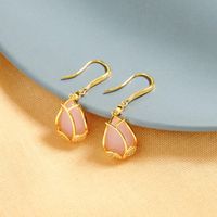 Korean Creative Copper Earrings Wild Diamond Earrings Simple Flowers Earrings Wholesale Nihaojewelry main image 3