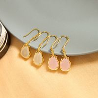 Korean Creative Copper Earrings Wild Diamond Earrings Simple Flowers Earrings Wholesale Nihaojewelry main image 5