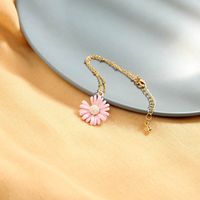 Mori Simple Flower Accessories Wild Jewelry Small Daisy Bracelet Wholesale Nihaojewelry main image 5